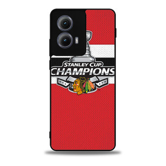 Chicago Blackhawks Stanley Cup Champion Motorola Moto Edge 5G 2024/ Moto Edge 5G 2025 Case