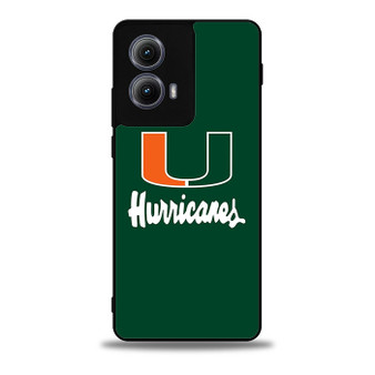 Miami hurricanes Motorola Moto Edge 5G 2024/ Moto Edge 5G 2025 Case