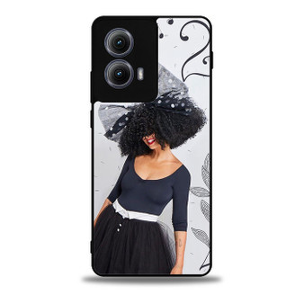 Sia Black and White Motorola Moto Edge 5G 2024/ Moto Edge 5G 2025 Case