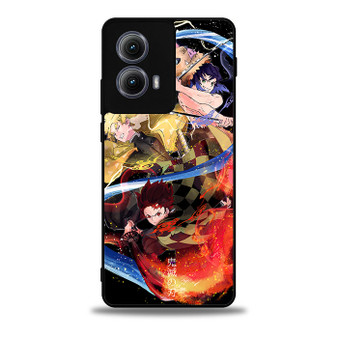 Demon Slayer Tanjiro Zenitsu and Inosuke Motorola Moto Edge 5G 2024/ Moto Edge 5G 2025 Case