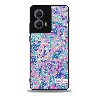 Lilly Pulitzer La Playa Art Motorola Moto Edge 5G 2024/ Moto Edge 5G 2025 Case