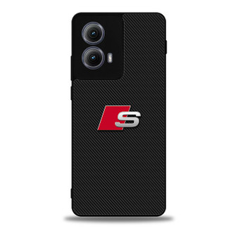 Audi s carbon style Motorola Moto Edge 5G 2024/ Moto Edge 5G 2025 Case