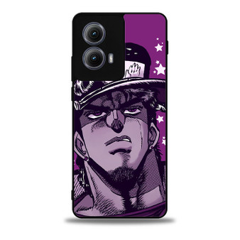 Jojo's Bizarre Adventure Jotaro in Purple Motorola Moto Edge 5G 2024/ Moto Edge 5G 2025 Case