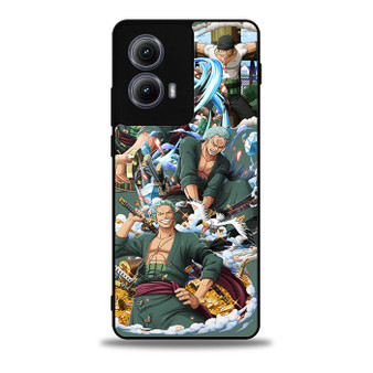 One Piece Collage Roronoa Zoro Motorola Moto Edge 5G 2024/ Moto Edge 5G 2025 Case