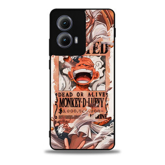 One Piece Monkey D Luffy Wanted Motorola Moto Edge 5G 2024/ Moto Edge 5G 2025 Case