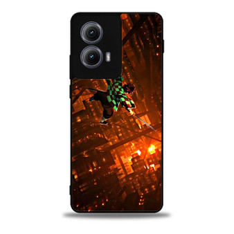 Tanjiro enter infinity castle demon slayer Motorola Moto Edge 5G 2024/ Moto Edge 5G 2025 Case