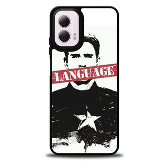 Captain America Language Motorola Moto G 5G 2024/ Moto G 5G 2025 Case