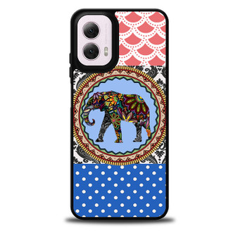 elephant aztec floral art Motorola Moto G 5G 2024/ Moto G 5G 2025 Case