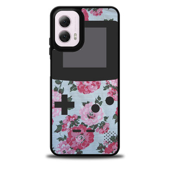 floral vintage gameboy Motorola Moto G 5G 2024/ Moto G 5G 2025 Case