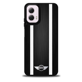 Mini Cooper Black Polished Motorola Moto G 5G 2024/ Moto G 5G 2025 Case