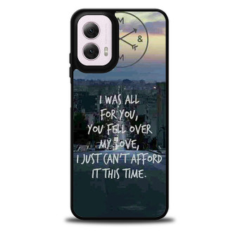 Of Mice & Men Lyrics 12 Motorola Moto G 5G 2024/ Moto G 5G 2025 Case