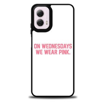 On Wednesdays We Wear Pink Mean Girls Motorola Moto G 5G 2024/ Moto G 5G 2025 Case