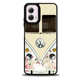 pink floral vw retro bus Motorola Moto G 5G 2024/ Moto G 5G 2025 Case