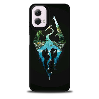 Skyrim Logo in Nature Motorola Moto G 5G 2024/ Moto G 5G 2025 Case