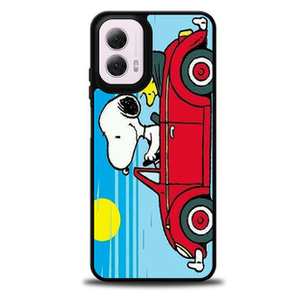 Snoopy in Car Motorola Moto G 5G 2024/ Moto G 5G 2025 Case