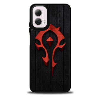 Warcraft With Wooden Pattern Background Motorola Moto G 5G 2024/ Moto G 5G 2025 Case