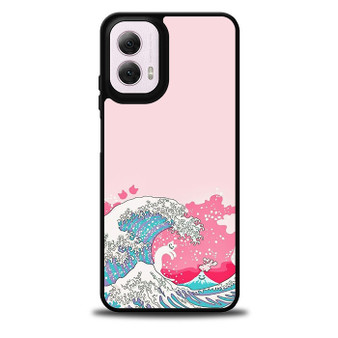 Ocean Wave in Pink Art Motorola Moto G 5G 2024/ Moto G 5G 2025 Case