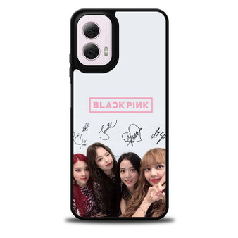 Black Pink Signature 4 Motorola Moto G 5G 2024/ Moto G 5G 2025 Case