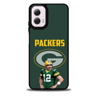 Aaron Rodgers Green Bay Packers 1 Motorola Moto G 5G 2024/ Moto G 5G 2025 Case