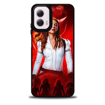 Black widow white suit Motorola Moto G 5G 2024/ Moto G 5G 2025 Case