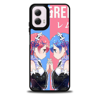 Re Zero Ram and Rem Motorola Moto G 5G 2024/ Moto G 5G 2025 Case
