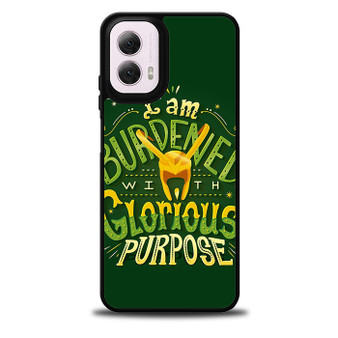 Loki Quotes Glorious Purpose Motorola Moto G 5G 2024/ Moto G 5G 2025 Case