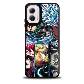Demon Slayer Tanjiro Zenitsu Nezuko Inosuke Motorola Moto G 5G 2024/ Moto G 5G 2025 Case