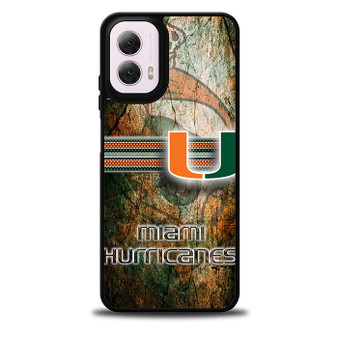Miami Hurricanes 1 Motorola Moto G 5G 2024/ Moto G 5G 2025 Case