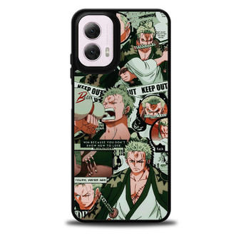 One Piece Zoro Collages 1 Motorola Moto G 5G 2024/ Moto G 5G 2025 Case