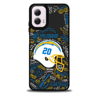 Los angeles chargers names Motorola Moto G 5G 2024/ Moto G 5G 2025 Case