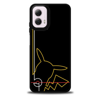 Pikachu pokemon line Motorola Moto G 5G 2024/ Moto G 5G 2025 Case
