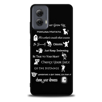 All Disney QUOTES Motorola Moto G Power 5G 2024/ Moto G Power 5G 2025 Case