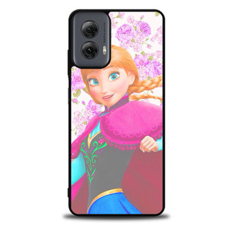 Anna Frozen Pink Floral Motorola Moto G Power 5G 2024/ Moto G Power 5G 2025 Case