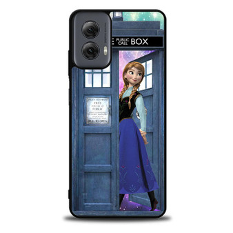 anna frozen tardis Motorola Moto G Power 5G 2024/ Moto G Power 5G 2025 Case