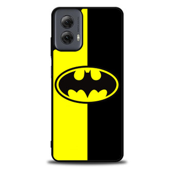 Batman Old Logo With Black & Yellow Background Motorola Moto G Power 5G 2024/ Moto G Power 5G 2025 Case