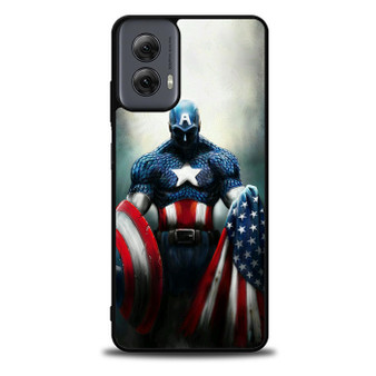 Captain America Art Motorola Moto G Power 5G 2024/ Moto G Power 5G 2025 Case