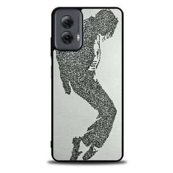 Michael Jackson word art Motorola Moto G Power 5G 2024/ Moto G Power 5G 2025 Case