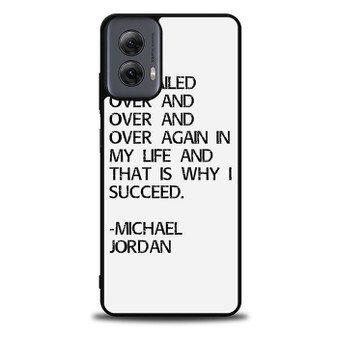 Michael Jordan Quotes Motorola Moto G Power 5G 2024/ Moto G Power 5G 2025 Case