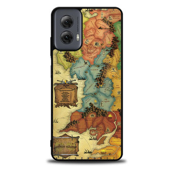 The Lord of The Rings map Motorola Moto G Power 5G 2024/ Moto G Power 5G 2025 Case
