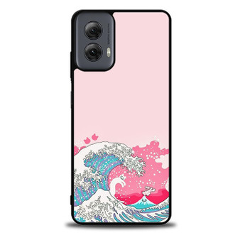Ocean Wave in Pink Art Motorola Moto G Power 5G 2024/ Moto G Power 5G 2025 Case