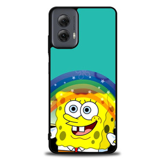 Spongebob Square Pants in Rainbow Motorola Moto G Power 5G 2024/ Moto G Power 5G 2025 Case