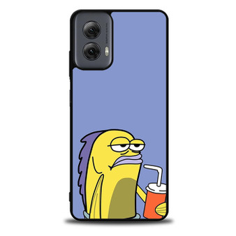 Spongebob Square Pants a Drinking Fish Motorola Moto G Power 5G 2024/ Moto G Power 5G 2025 Case