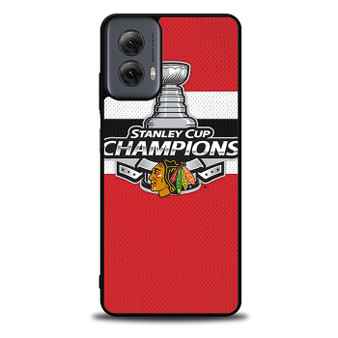 Chicago Blackhawks Stanley Cup Champion Motorola Moto G Power 5G 2024/ Moto G Power 5G 2025 Case