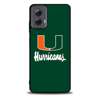 Miami hurricanes Motorola Moto G Power 5G 2024/ Moto G Power 5G 2025 Case