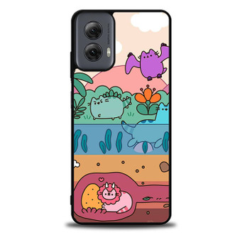 Pusheen Dinosaurs Motorola Moto G Power 5G 2024/ Moto G Power 5G 2025 Case