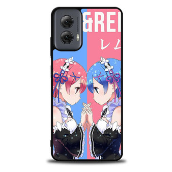 Re Zero Ram and Rem Motorola Moto G Power 5G 2024/ Moto G Power 5G 2025 Case