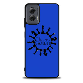 The Queens Gambit in Blue Motorola Moto G Power 5G 2024/ Moto G Power 5G 2025 Case