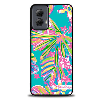 Lilly Pulitzer Summer Palm Motorola Moto G Power 5G 2024/ Moto G Power 5G 2025 Case