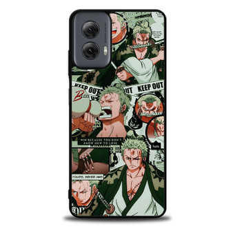 One Piece Zoro Collages 1 Motorola Moto G Power 5G 2024/ Moto G Power 5G 2025 Case