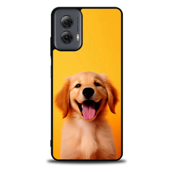 Cute puppy laughing Motorola Moto G Power 5G 2024/ Moto G Power 5G 2025 Case